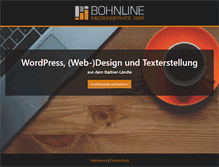 Tablet Screenshot of bohnline.net
